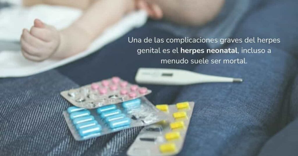 complicaciones del herpes genital recurrente